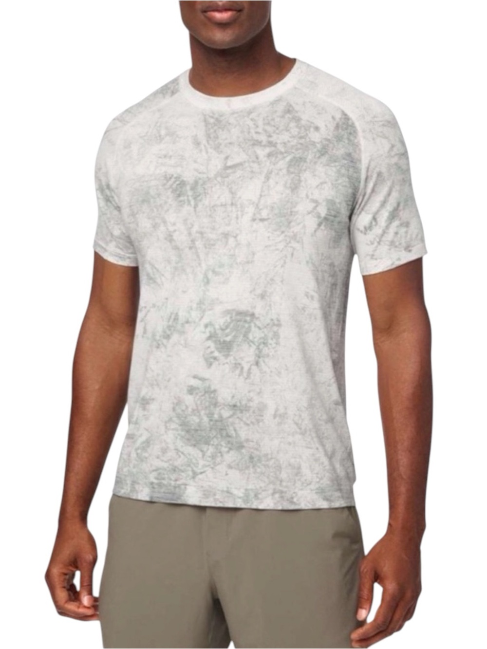 Lululemon Metal Vent Tech Breathe Short Sleeve Shirt SMALL in White Light Cast